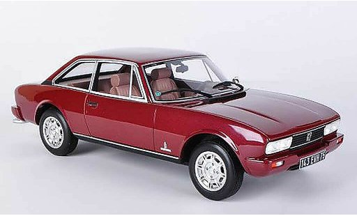 Peugeot 504 coupe 1/18 Ottomobile V6 TI rojo coche miniatura