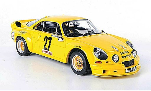 Alpine A110 1800s groupe 5 1/18 Ottomobile amarillo coche miniatura