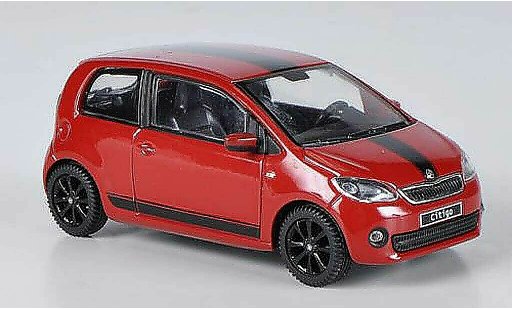 Skoda Citigo Sport Design 1/43 Abrex rojo 3-portes 2012 coche miniatura