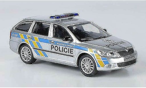 Skoda Octavia Combi 1/43 Abrex Polic&iacute;a Tschechien coche miniatura