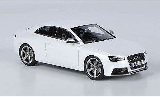 Audi RS5 coupe 1/43 Spark blanco 2012 coche miniatura