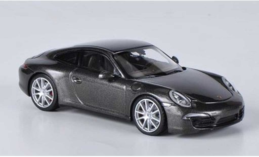 Porsche 911 4S 1/43 Minichamps Carrera gris 2012 coche miniatura