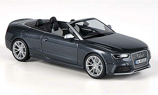 Audi RS5 cab 1/43 Minichamps cabriolet Descapotable gris 2012 coche miniatura