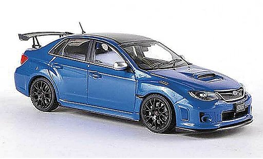 Subaru Impreza WRX 1/43 Ebbro STI S206 NBR Challenge Package azul/carbon RHD coche miniatura