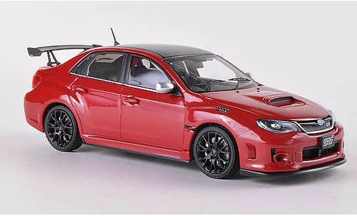 Subaru Impreza WRX 1/43 Ebbro STI S206 NBR Challenge Package rojo/carbon RHD coche miniatura