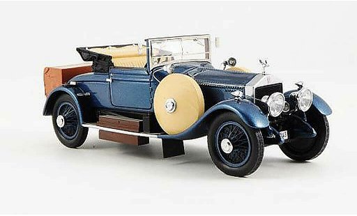 Rolls Royce Silver Ghost Doctor's Coupe 1/43 Neo Dansk (49RE) azul RHD abiertoes capota 1920 coche miniatura