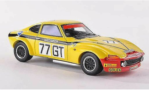 Opel GT Gr.4 1/43 Neo No.77 Steinmetz 1000km Nuerburgring 1972 W.Christmann/J.Ragnotti coche miniatura