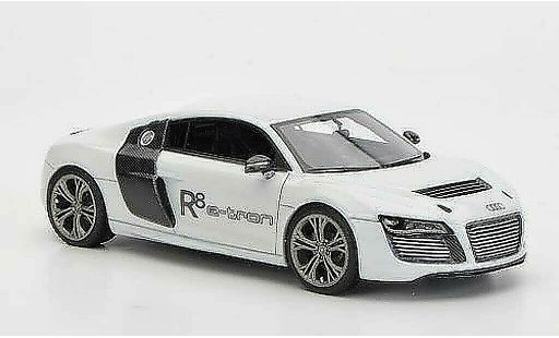 Audi R8 concept 1/43 Look Smart e-tron blanco/carbonoptik coche miniatura