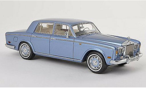 Rolls Royce Silver Shadow Base 1/43 Neo -azul LHD limitee edition 300 piece 1974 coche miniatura
