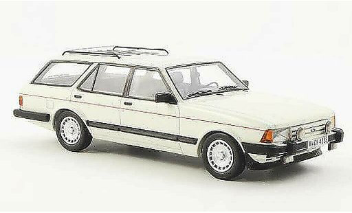 Ford Granada Turnier 1/43 Neo MK II 2.8 Injection blanco limitada Auflage 300 1984 coche miniatura