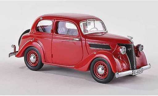 Ford Eifel Berline 1/43 Neo negro-rojo 1938 coche miniatura