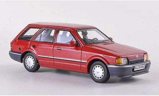 Ford Escort Turnier 1/43 Neo MK IV rojo limitada Auflage 300 pieza 1986 coche miniatura