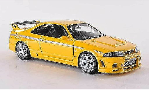 Nissan Skyline R33 1/43 HPI Nismo 400R amarillo RHD coche miniatura