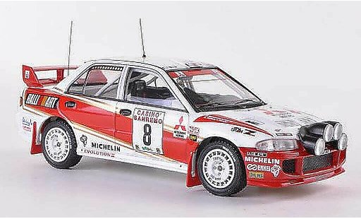 Mitsubishi Lancer Evolution III 1/43 HPI No.8 RalliArt D.Auriol / D.Giraudet Rally Sanremo 1996 coche miniatura