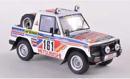 Mitsubishi Pajero Base 1/43 HPI No.161 Le Point Rally Paris-Dakar 1983 A.Cowan/C.Malkin coche miniatura