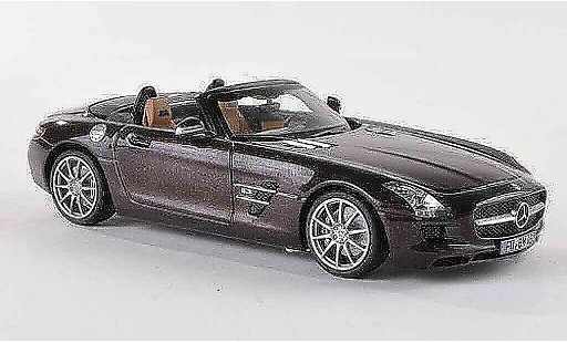 Mercedes SLS Roadster 1/43 Schuco AMG (R197) marron 2012 coche miniatura