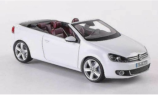Volkswagen Golf Cabriolet 1/43 Schuco Descapotable blanco coche miniatura