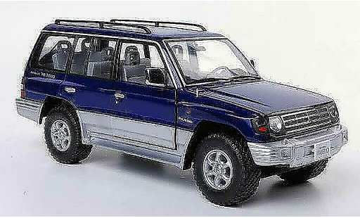 Mitsubishi Pajero Base 1/18 Sun Star 24V V6 3500 azul/gris 1998 coche miniatura