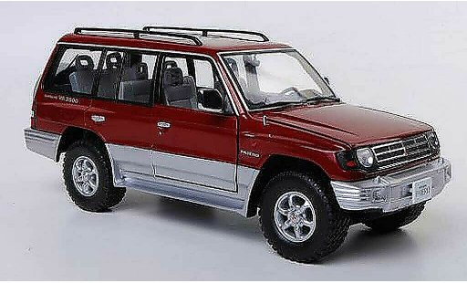 Mitsubishi Pajero Base 1/18 Sun Star 24V V6 3500 rojo/gris 1998 coche miniatura