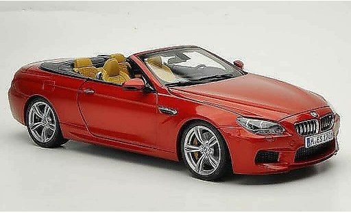 Bmw M6 Cabriolet 1/18 Paragon F12 naranja 2012 coche miniatura