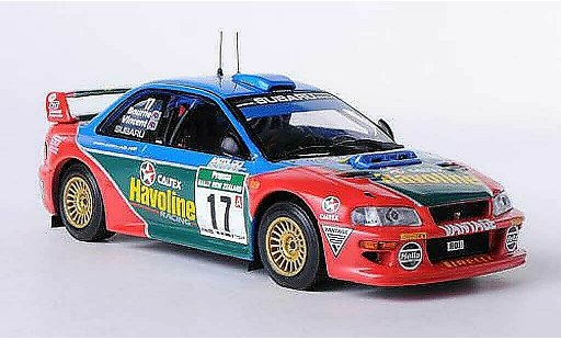 Subaru Impreza WRC 1/43 IXO No.17 Team P.Bourne / G.Vincent Rally Neuseeland 2000 coche miniatura