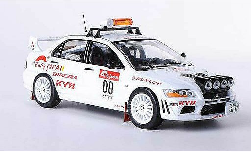 Mitsubishi Lancer Evolution VII 1/43 IXO No.00 Safety Car Rally Japan 2010 coche miniatura
