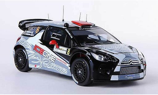 DS Automobiles DS3 WRC 2011 1/43 IXO No.8 Ice One Racing K.Raikkonen / K.Lindstrom Rally Jordanien coche miniatura