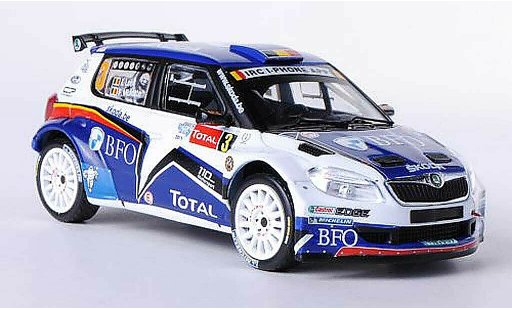 Skoda Fabia S2000 1/43 IXO No.3 BFO F.Loix / F.Miclotte Rally Ypern 2011 coche miniatura