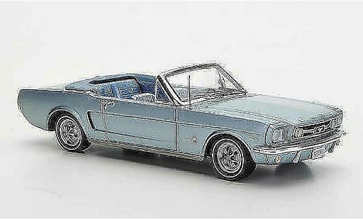 Ford Mustang Convertible 1/43 Spark azul Sondermodell MCW L.E. 300 coche miniatura
