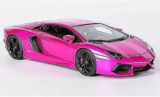 Lamborghini Aventador LP700-4 1/43 Look Smart rosa 2011 coche miniatura