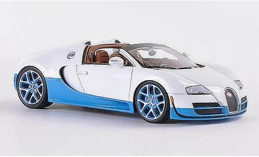 Bugatti Veyron Grand Sport 1/43 Look Smart 16.4 blanco/azul Paris Motorshow 2012 coche miniatura