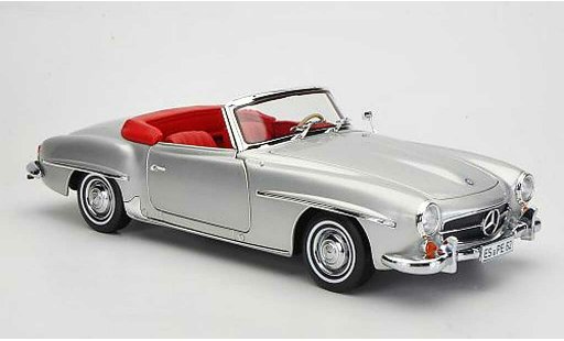 Mercedes 190 Base 1/18 Norev (W121 BII) gris coche miniatura
