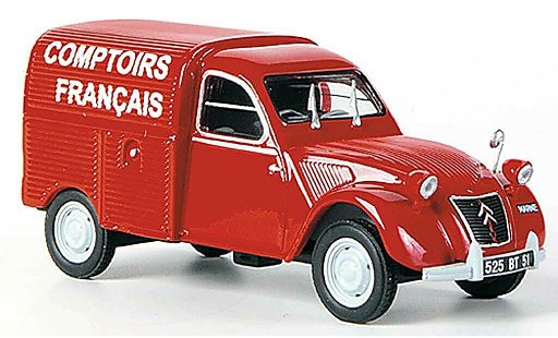 Citroen 2CV Fourgonnette 1/43 Eligor AZU Comptoirs Francais coche miniatura