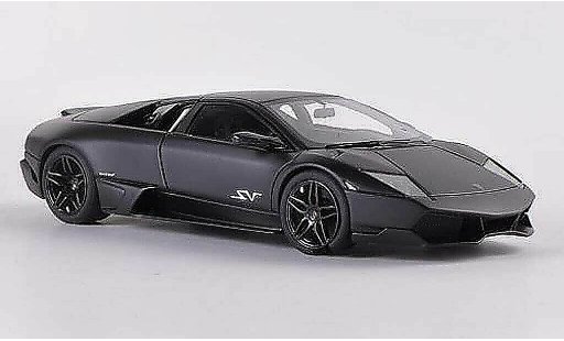 Lamborghini Murcielago LP670 1/43 Look Smart SV Fixed Wing negro coche miniatura