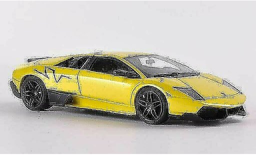 Lamborghini Murcielago LP670 1/43 Look Smart SV Fixed Wing amarillo coche miniatura