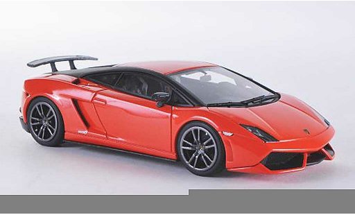 Lamborghini Gallardo LP570-4 1/43 Look Smart Superleggera Edizione Tecnica naranja/matenegro coche miniatura