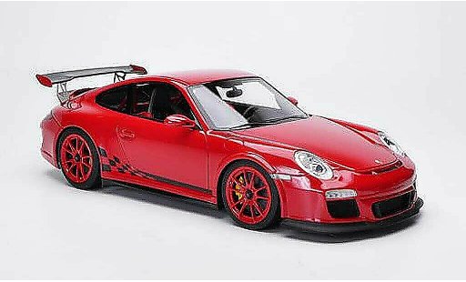 Porsche 911 GT3 RS 1/18 FrontiArt 2010 rojo/negro coche miniatura