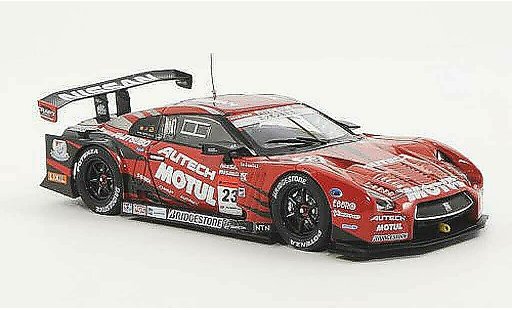 Nissan Skyline R35 1/43 Ebbro GT-R No.23 Motul Autech S.Motoyama / M.Krumm Low Down Force Super GT500 2012 coche miniatura