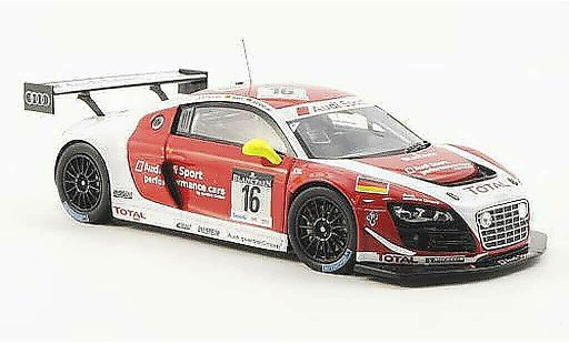 Audi R8 lms 1/43 Spark Ultra No.16 Sport A.Piccini/R.Rast/F.Stippler 24h Spa 2012 coche miniatura