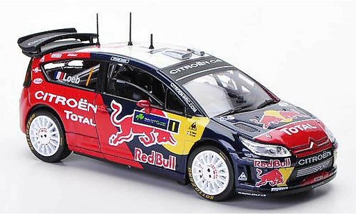 Citroen C4 WRC 2009 1/43 Solido No.1 Red Bull S.Loeb / D.Elena Rally Irland coche miniatura