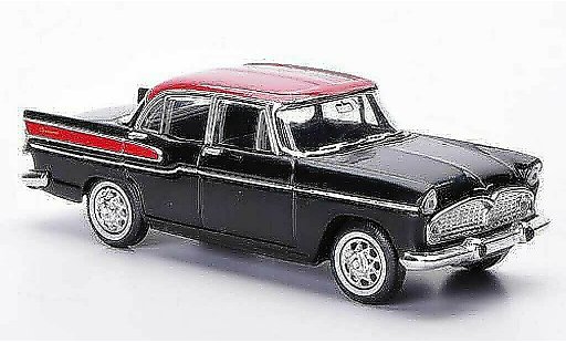 Simca Chambord Base 1/43 Solido negro/rojo 1958 coche miniatura