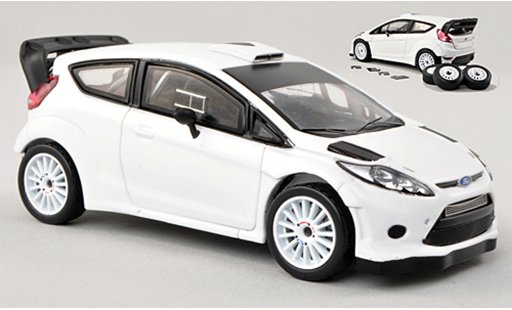 Ford Fiesta WRC 1/43 IXO blanco Plain Body Version 2009 coche miniatura