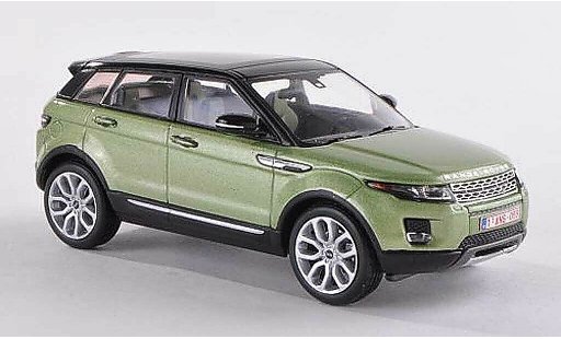 Range Rover Evoque 5 Portes 1/43 IXO -vert/negro 5- 2011 coche miniatura