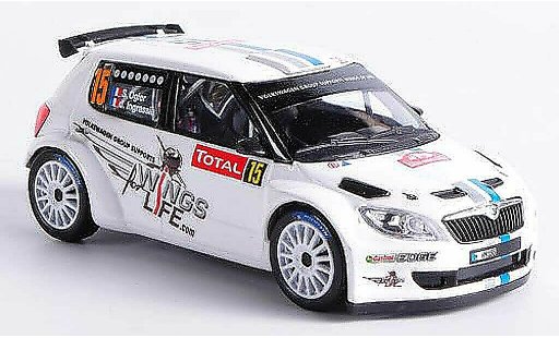 Skoda Fabia S2000 1/43 Abrex No.15 S.Ogier / J.Ingrassia Rally Monte Carlo 2012 coche miniatura
