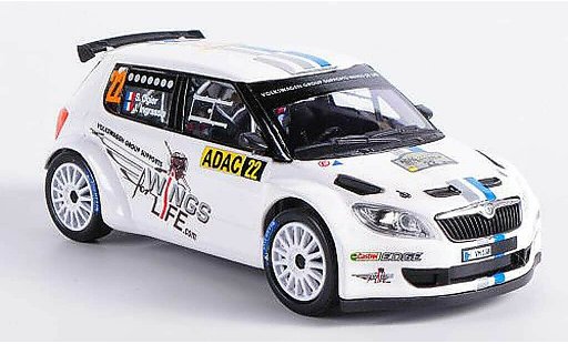 Skoda Fabia S2000 1/43 Abrex No.22 S.Ogier / J.Ingrassia ADAC Rally Alemania 2012 coche miniatura