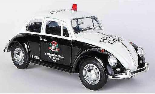 Volkswagen Kafer Base 1/18 Greenlight Policia Civil - Sao Paulo Polic&iacute;a (BRA) 1967 coche miniatura