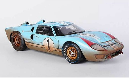 Ford GT40 Mk II 1/18 Shelby Collectibles GT 40 MkII No.1 Team Shelby American K.Miles / D.Hulme 1966 coche miniatura