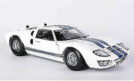 Ford GT40 Mk II 1/18 Shelby Collectibles GT 40 MkII blanco/azul 1966 coche miniatura
