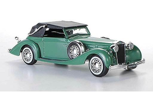 Delage D8-120 Cabriolet 1/43 Solido Descapotable verde 1939 coche miniatura