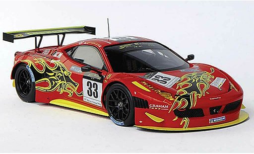 Ferrari 458 Italia GT3 1/43 Fujimi No.33 Clearwater Racing Mok Weng Sun GP Macao 2011 coche miniatura